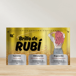 Tratamiento capilar Brillo de Rubí en Blue Capilar Cali