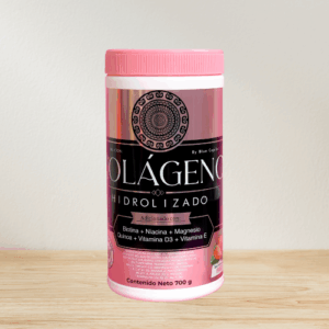 Envase de Colágeno Hidrolizado Blue Capilar con péptidos, biotina y vitaminas, sabor fresa, presentación de 700 g.